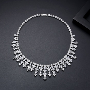 Bridal-Cubic-Zircon-Necklace-N1265