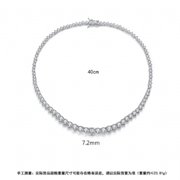 Bridal-Cubic-Zircon-Necklace-N1266