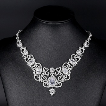 Bridal-Cubic-Zircon-Necklace-N1267