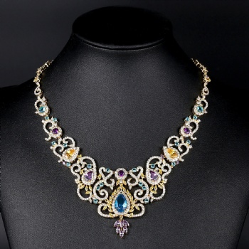 Bridal-Cubic-Zircon-Necklace-N1267