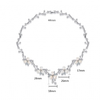 Bridal-Cubic-Zircon-Necklace-N1270