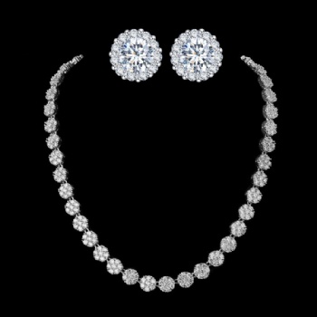 Bridal-Cubic-Zircon-Necklace-N1271