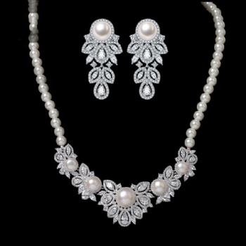 Bridal-Cubic-Zircon-Necklace-N1272