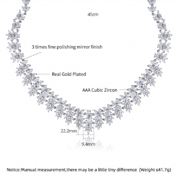 Bridal-Cubic-Zircon-Necklace-N1273