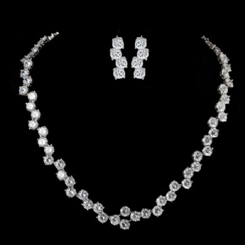 Bridal-Cubic-Zircon-Necklace-N1277