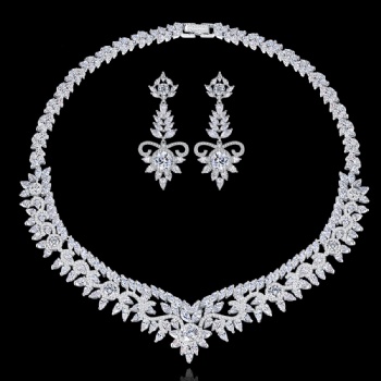 Bridal-Cubic-Zircon-Necklace-N1279