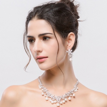 Bridal-Cubic-Zircon-Necklace-N1282