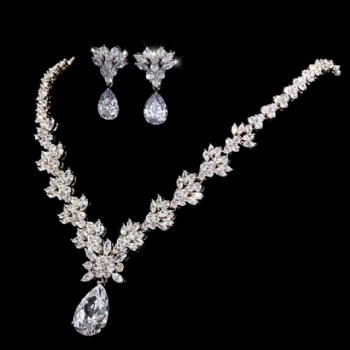 Bridal-Cubic-Zircon-Necklace-N1284