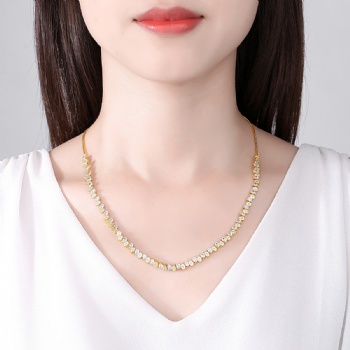 Bridal-Cubic-Zircon-Necklace-N1285