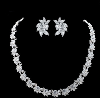 Bridal-Cubic-Zircon-Necklace-N1290