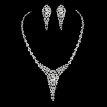 Bridal-Cubic-Zircon-Necklace-N1291