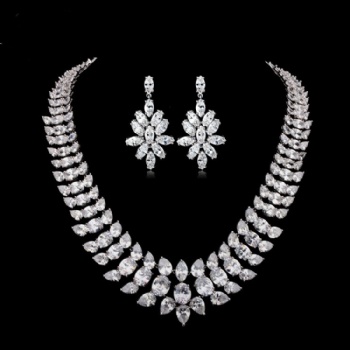 Bridal-Cubic-Zircon-Necklace-N1293