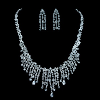 Bridal-Cubic-Zircon-Necklace-N1294