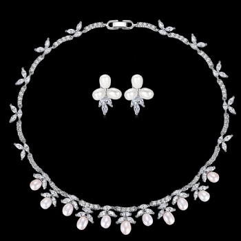 Bridal-Cubic-Zircon-Necklace-N1296