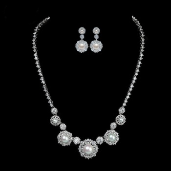 Bridal-Cubic-Zircon-Necklace-N1287