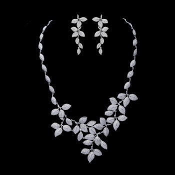 Bridal-Cubic-Zircon-Necklace-N1303