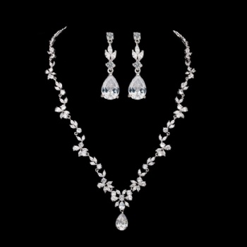 Bridal-Cubic-Zircon-Necklace-N1304