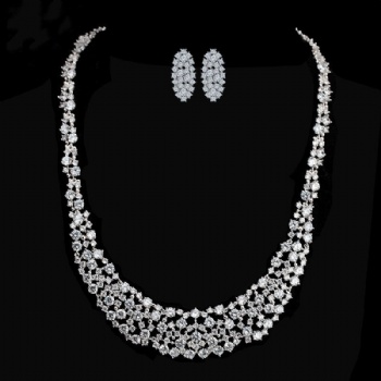 Bridal-Cubic-Zircon-Necklace-N1307