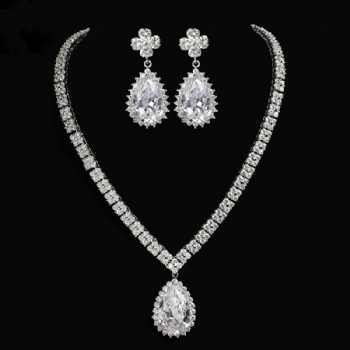 Bridal-Cubic-Zircon-Necklace-N1316