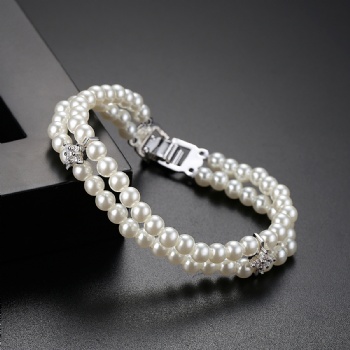 Bridal Cubic Zircon Bracelets B354