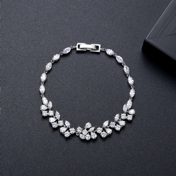 Bridal-Cubic-Zircon-Bracelets-B356