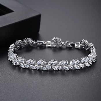 Bridal-Cubic-Zircon-Bracelets-B357