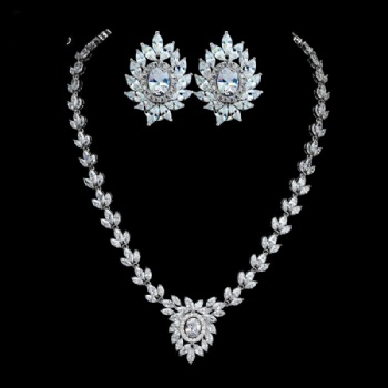 Bridal-Cubic-Zircon-Necklace-N1310