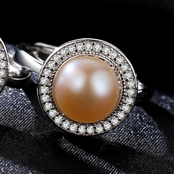 Natural pearl Sterling silver ring SR02