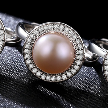 Natural pearl Sterling silver ring SR02