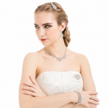 Bridal-Cubic-Zircon-Necklace-N1313