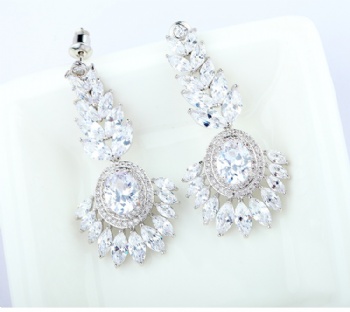 Bridal-jewelry-Cubic-Zircon-Earrings-E1565