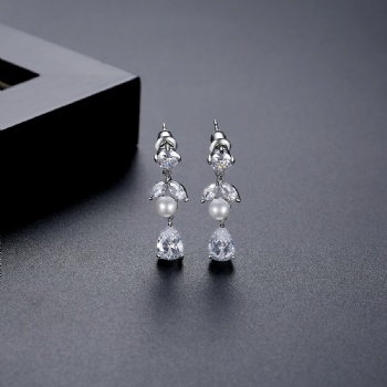 Bridal-jewelry-Cubic-Zircon-Earrings-E1570