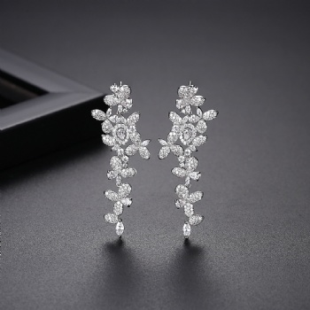 Bridal-jewelry-Cubic-Zircon-Earrings-E1582