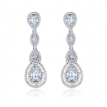 Bridal-jewelry-Cubic-Zircon-Earrings-E1586