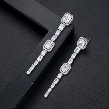 Bridal-jewelry-Cubic-Zircon-Earrings-E1609