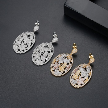 Bridal-Jewelry-Cubic-Zircon-Earrings-E1612