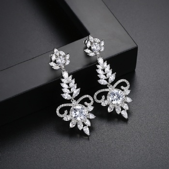 Bridal-Jewelry-Cubic-Zircon-Earrings-E1622