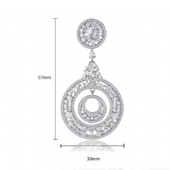 Bridal-Jewelry-Cubic-Zircon-Earrings-E1624