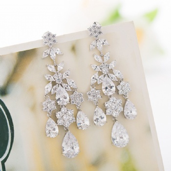 Bridal-Jewelry-Cubic-Zircon-Earrings-E1657