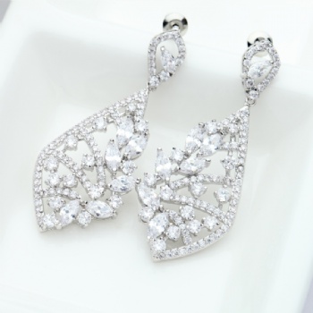 Bridal-Jewelry-Cubic-Zircon-Earrings-E1660