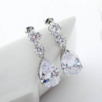 Bridal-Jewelry-Cubic-Zircon-Earrings-E1666