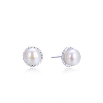 Sterling silver pearl earrings SE133