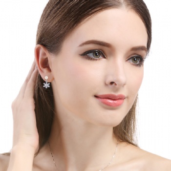 Sterling silver pearl earrings SE137