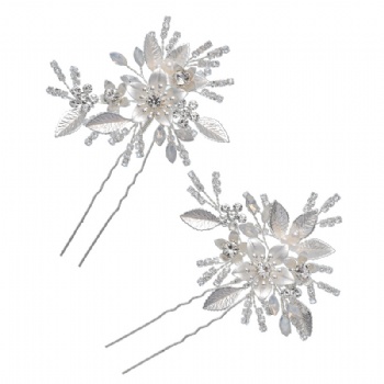 Handmade Bridal Headpiece + Earrings D2330