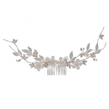 Wedding Handmade  Bridal Crystal Comb + Earring DS8302