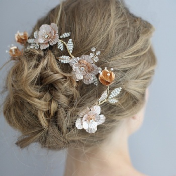 Handmade Wedding Bridal Hair clips D2316