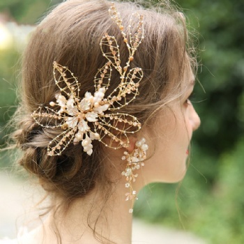 Handmade Wedding Bridal Hair clips J6172