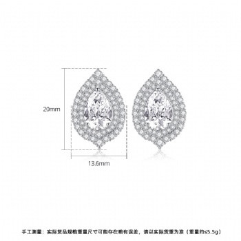 Bridal-Jewelry-Cubic-Zircon-Earrings-E1707