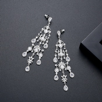 Bridal-Jewelry-Cubic-Zircon-Earrings-E1709